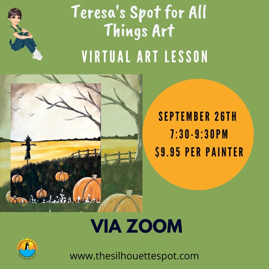Scarecrow Watch: Online Virtual Art Paint Night